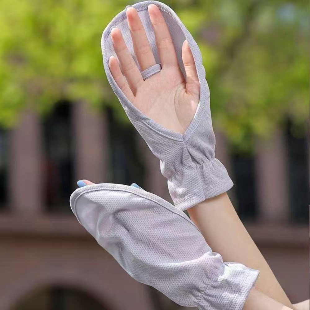 Cycling Gloves - Mangas de Proteção Solar Anti-UV com