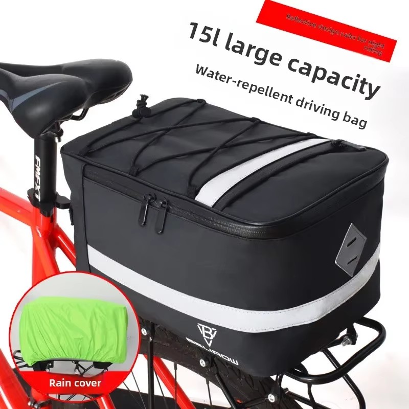 Cycling Gear Shelf - Bolsa traseira de bicicleta 8l/15l, bolsa