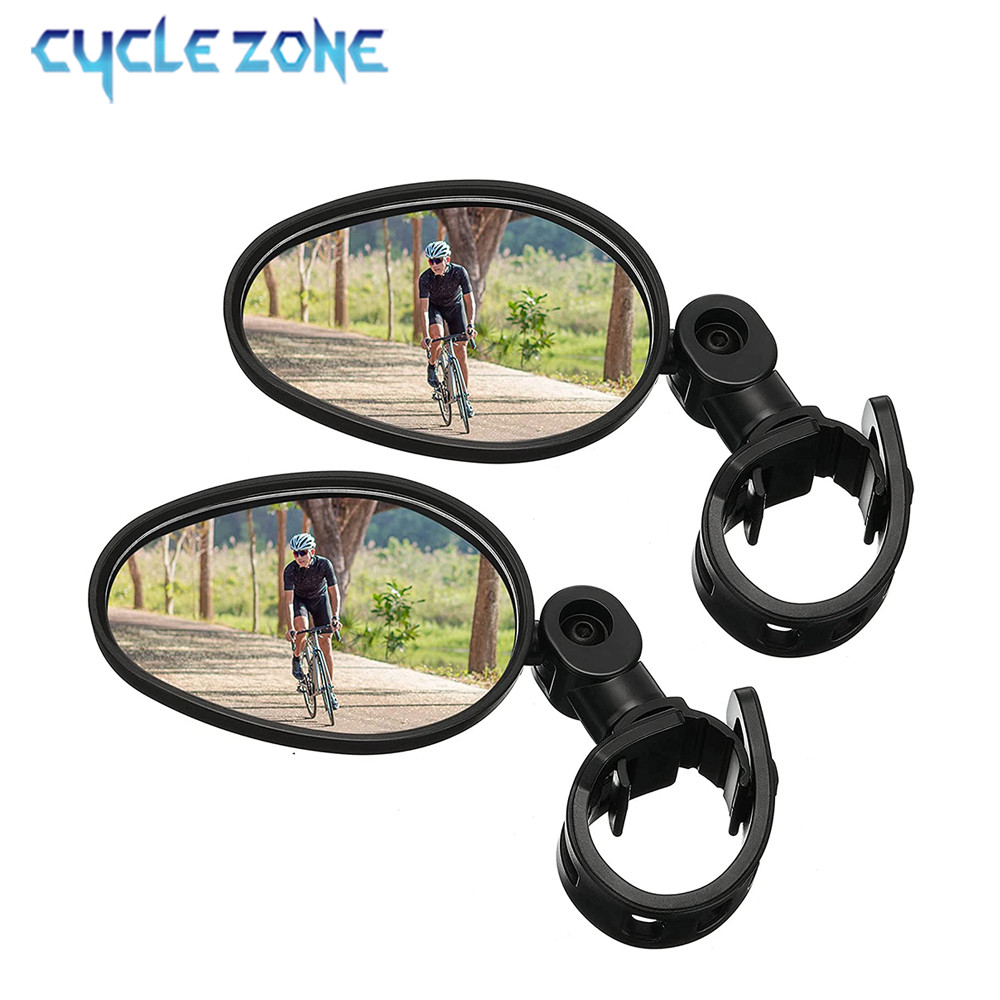 Cycle Zone - Espelho Retrovisor para Bicicleta 1/2PCS, Ajustável