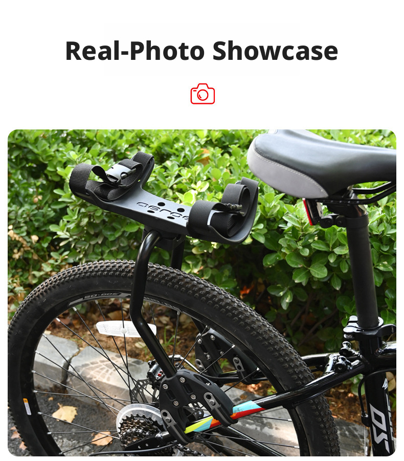 Cycling Gear Shelf - Suporte Traseiro para Bicicleta com Liberação
