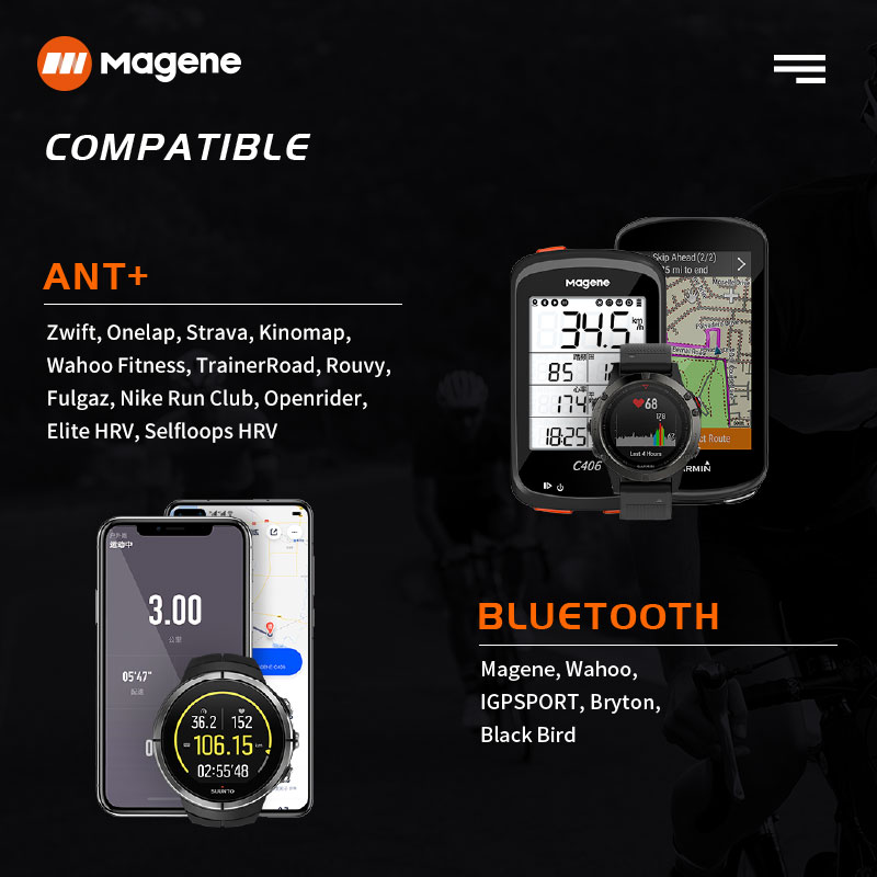 Magene H64 Monitor de Freqüênc - Cycling Heart Rate Monitor avaliação e preço