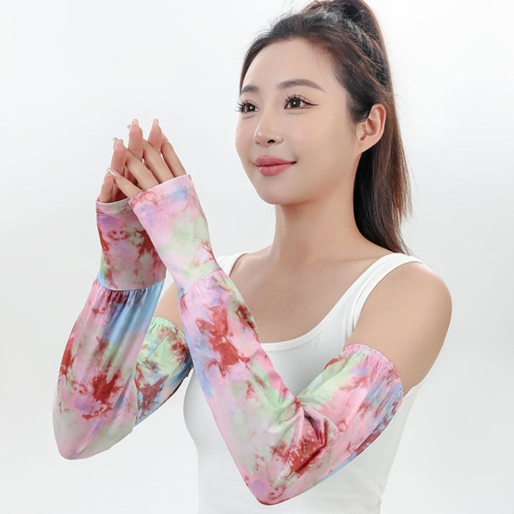 Mangas Longas de Seda Gelada c - Cycling Gloves avaliação e preço