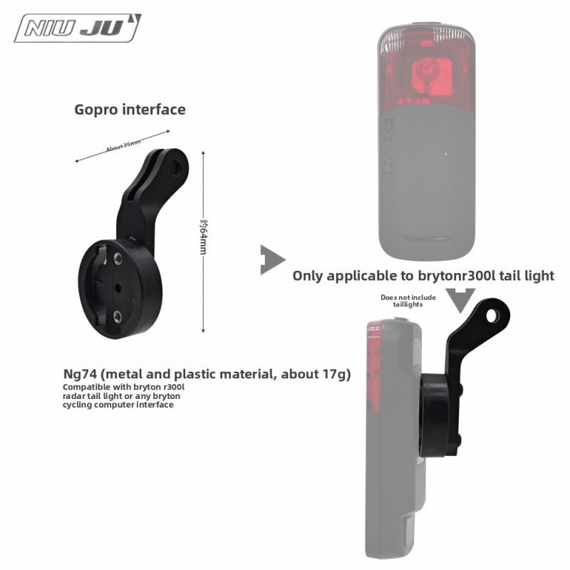 Compatível com o suporte de lu - Bike Tail Light avaliação e preço