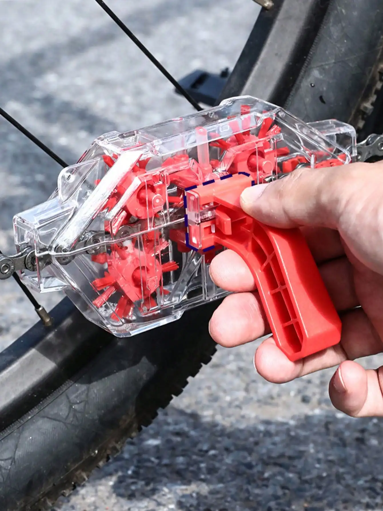 1pc limpador de corrente de bi - Bicycle Chain Lubricant avaliação e preço