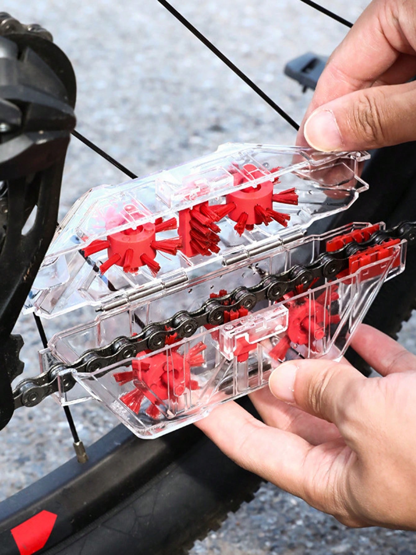 1pc limpador de corrente de bi - Bicycle Chain Lubricant avaliação e preço