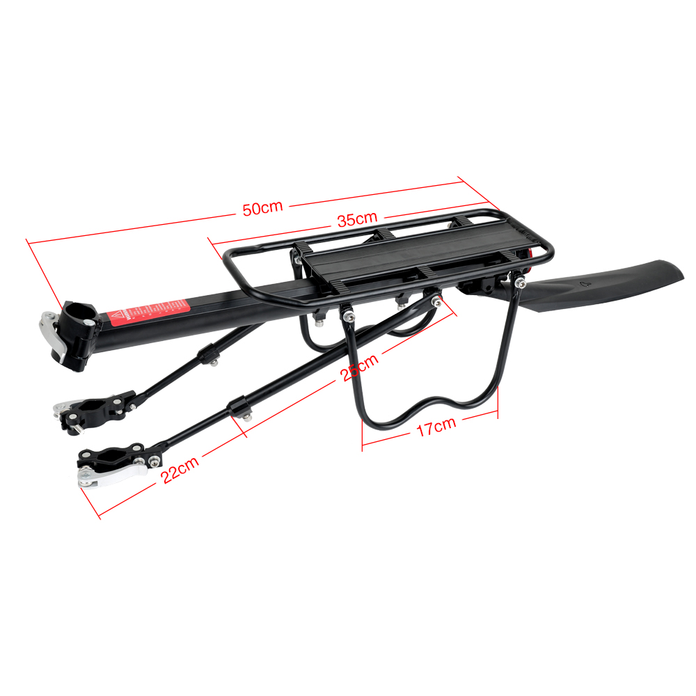 Rhinowalk-Transportador de bag - Cycling Gear Shelf avaliação e preço