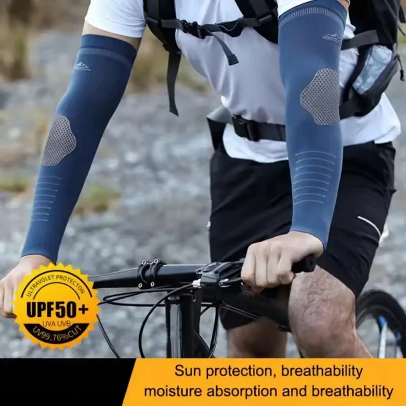Mangas de Seda Gelada para Pro - Cycling Arm Warmers avaliação e preço