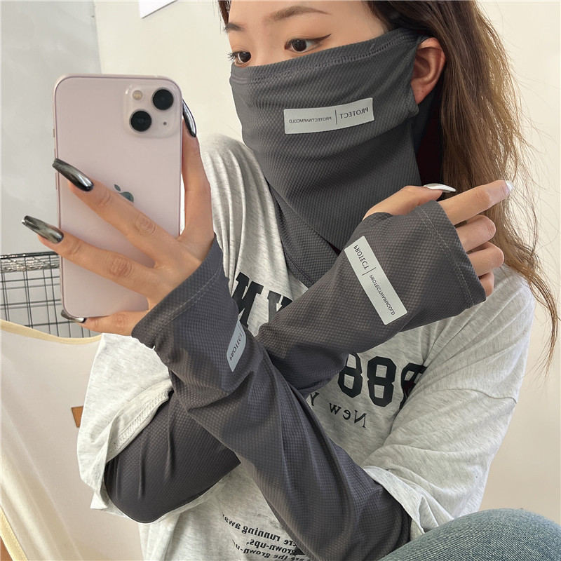 2 pçs conjunto sol proteção uv - Cycling Gloves avaliação e preço
