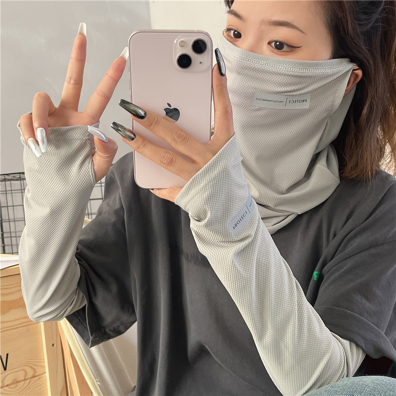 2 pçs conjunto sol proteção uv - Cycling Gloves avaliação e preço