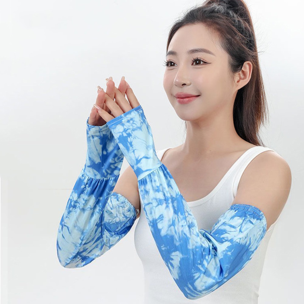 Mangas Longas de Seda Gelada c - Cycling Gloves avaliação e preço